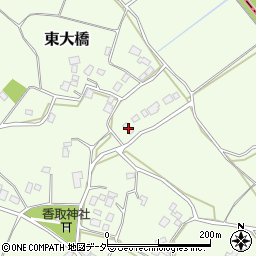 茨城県石岡市東大橋851-1周辺の地図