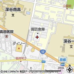 埼玉県深谷市常盤町4周辺の地図