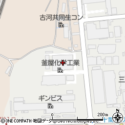 釜屋化学工業周辺の地図