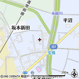 茨城県下妻市平沼周辺の地図