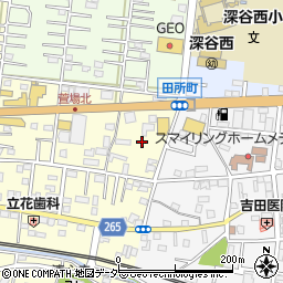 埼玉県深谷市萱場1周辺の地図