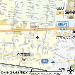 埼玉県深谷市萱場6周辺の地図