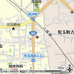 埼玉県本庄市児玉町八幡山213-2周辺の地図