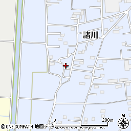 茨城県古河市諸川1447-17周辺の地図