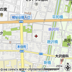 埼玉県深谷市本住町周辺の地図