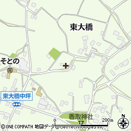 茨城県石岡市東大橋1582周辺の地図