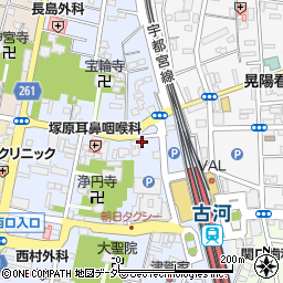 熊野屋駐車場周辺の地図