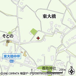 茨城県石岡市東大橋1580周辺の地図