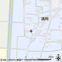 茨城県古河市諸川1447-15周辺の地図