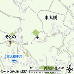 茨城県石岡市東大橋1578周辺の地図