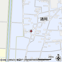 茨城県古河市諸川1447-14周辺の地図