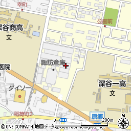埼玉県深谷市常盤町1周辺の地図