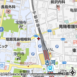 奈良質店周辺の地図
