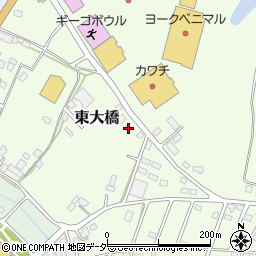 茨城県石岡市東大橋3011周辺の地図