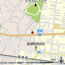 埼玉県深谷市萱場38周辺の地図