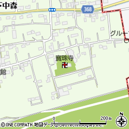 寳珠寺周辺の地図