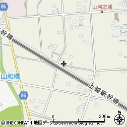 埼玉県深谷市山河254周辺の地図