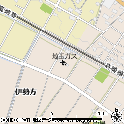 埼玉県深谷市伊勢方433周辺の地図