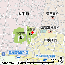 隆岩寺周辺の地図