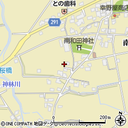 長野県松本市和田南和田3542-8周辺の地図