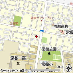 埼玉県深谷市常盤町62周辺の地図
