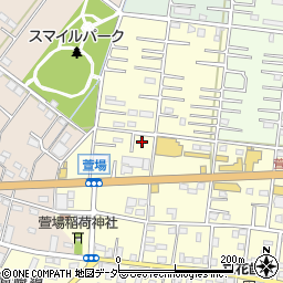 埼玉県深谷市萱場71周辺の地図