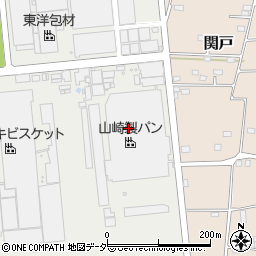 ヤマザキビスケット　北関東営業所周辺の地図