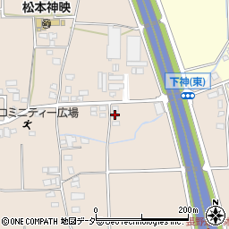 長野県松本市神林3847-4周辺の地図