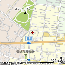 埼玉県深谷市萱場49周辺の地図