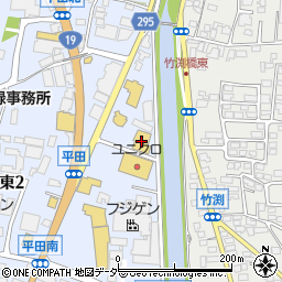 ツルハドラッグ松本平田店周辺の地図