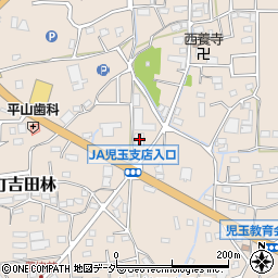 埼玉県本庄市児玉町吉田林123-1周辺の地図