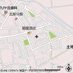 長野県松本市波田（北原）周辺の地図