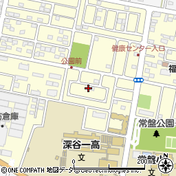 埼玉県深谷市常盤町64周辺の地図