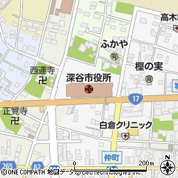 〒366-0000 埼玉県深谷市（以下に掲載がない場合）の地図