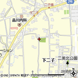 永澤大明神周辺の地図