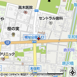 埼玉県警察本部交通機動隊北部方面隊周辺の地図