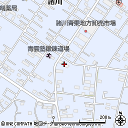 茨城県古河市諸川821周辺の地図