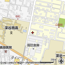 埼玉県深谷市常盤町67周辺の地図