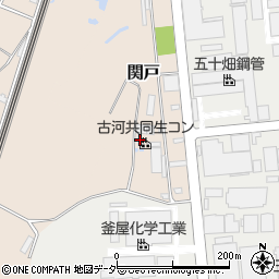 茨城県古河市関戸1860周辺の地図