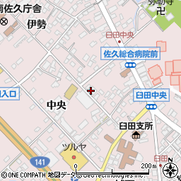 臼田町商工会周辺の地図