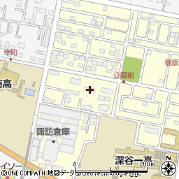 埼玉県深谷市常盤町65周辺の地図