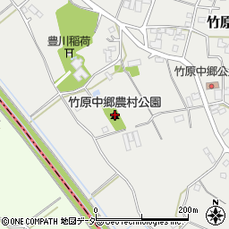 竹原中郷農村公園周辺の地図