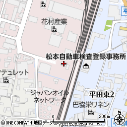 岡谷酸素松本周辺の地図