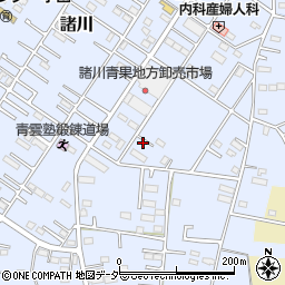 茨城県古河市諸川802周辺の地図