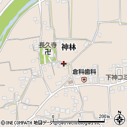 長野県松本市神林（下神）周辺の地図
