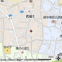 〒315-0018 茨城県石岡市若松の地図
