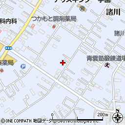 茨城県古河市諸川893周辺の地図