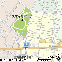 埼玉県深谷市萱場53周辺の地図