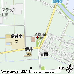 福井県あわら市清間12周辺の地図