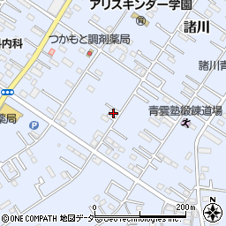 茨城県古河市諸川874周辺の地図